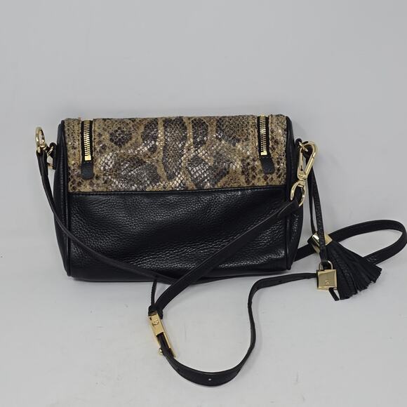 G.I.L.I. Halo  Snakeskin  Black Women's Crossbody Bag - Picture 3 of 7